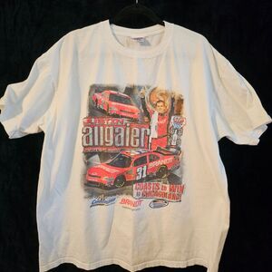 Justin Allgaier Racing T-Shirt Men 2XL June 4 2011 Coasts to Win in Chicagoland